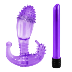 Vibrador triple texturado Honeybee 16x4 - comprar online