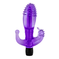 Vibrador triple texturado Honeybee 16x4