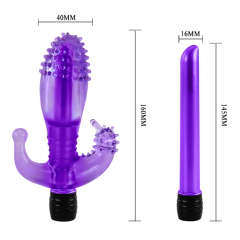 Vibrador triple texturado Honeybee 16x4 - Bangover Sex Shop en Cordoba juguetes sexuales