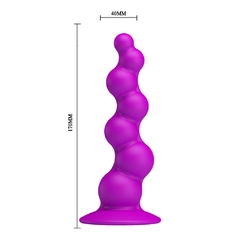 Plug anal dilatador con cuentas progresivas - tienda online