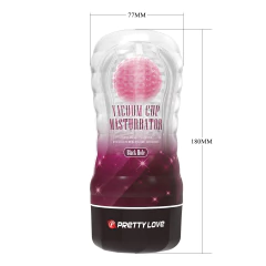 Masturbador transparente Black Hole - tienda online