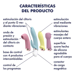 Kit 4 juguetes USB Satisfyer Marvelous - comprar online