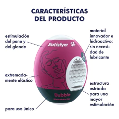 Huevito masturbador Satisfyer Bubble - Bangover Sex Shop en Cordoba juguetes sexuales