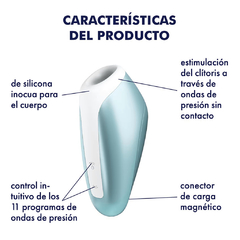 Succionador de clítoris Satisfyer Love Breeze celeste - comprar online