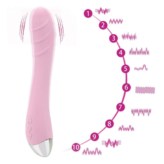 Vibrador punto G recargable Cristal 20x3 - comprar online