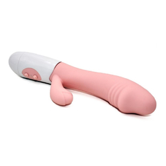 Vibrador con 7 funciones y estimulador de clítoris rosa - comprar online