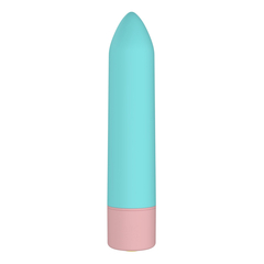 Balita vibradora recargable de silicona celeste - comprar online