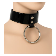 Choker grueso con aro colgante - tienda online