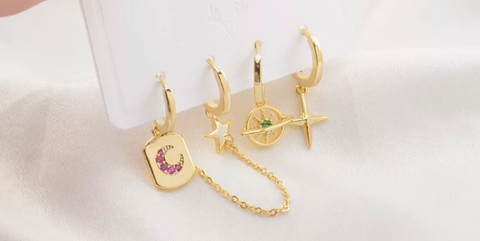 Set de Aros x 4 Moonlight