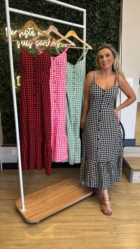 Vestido Carolla Xadrez - comprar online