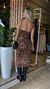 Vestido Animalprint tule na internet