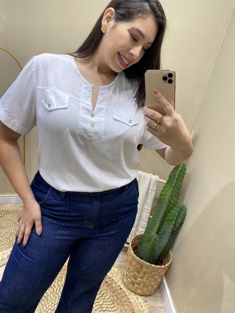 Calça Jeans WideLeg Plus