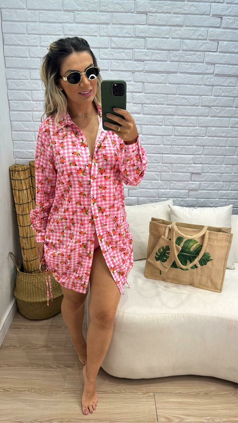 Camisão Xadrez com Caju Madallola