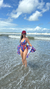 Maiô Mada Flor Laranja na internet