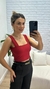 Cropped faixa alça