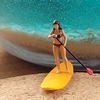 Mulher Fazendo Standup Paddle