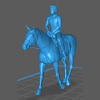 Homem Andando a Cavalo