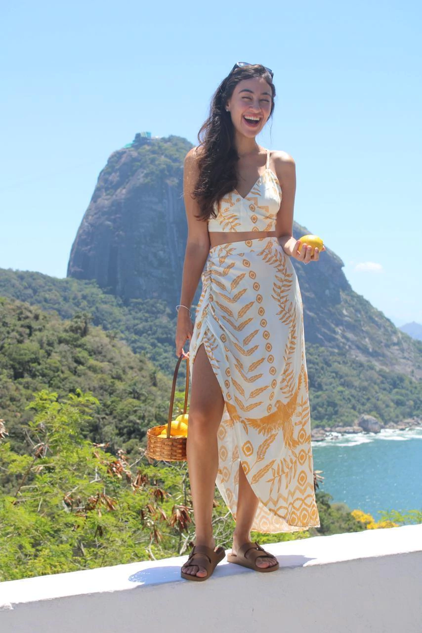 SAIA SUZANA SOL DOURADO - REF 2898