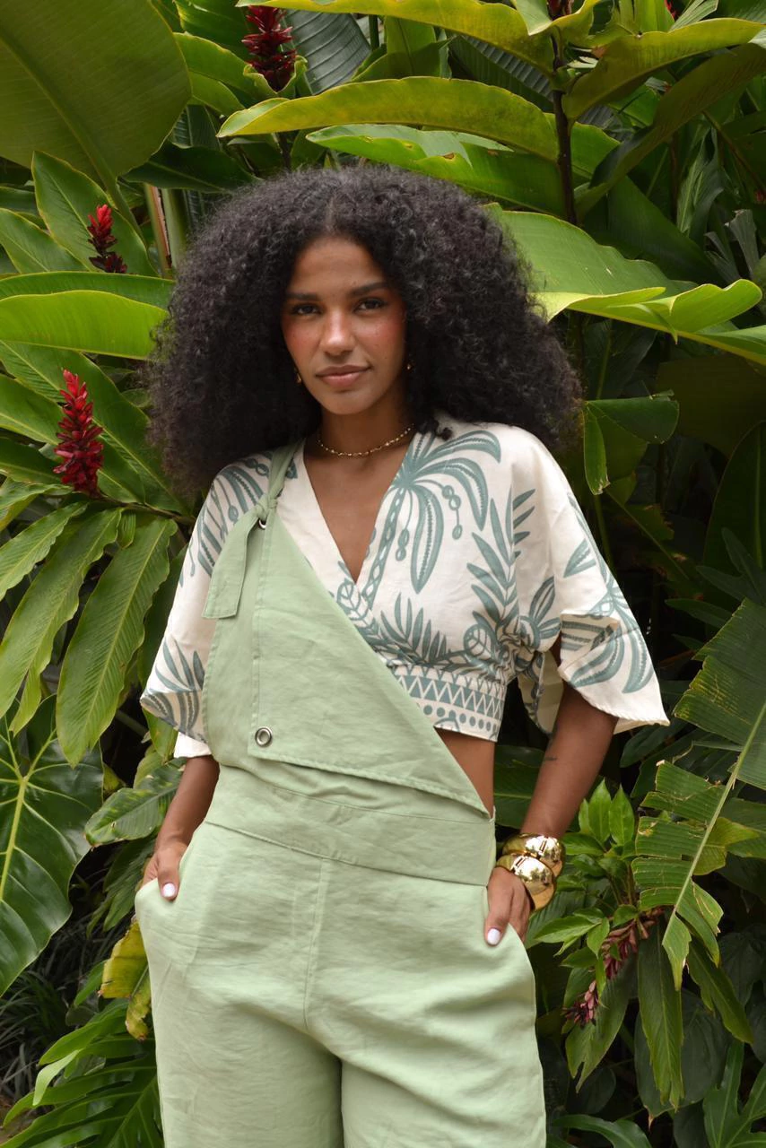 BLUSA LUIZA VERDE VIDA - REF 2975