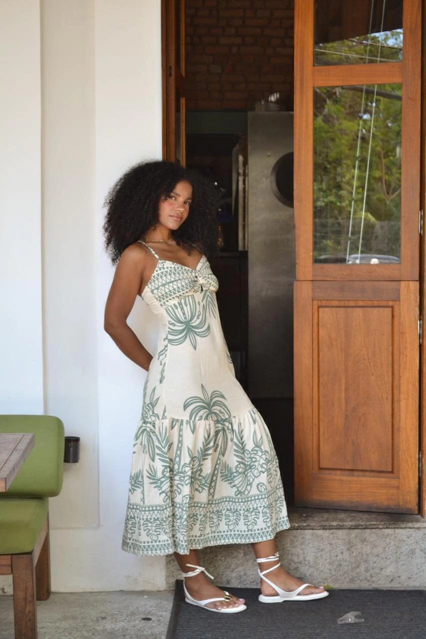 VESTIDO NAIARA VERDE VIDA - REF 2976