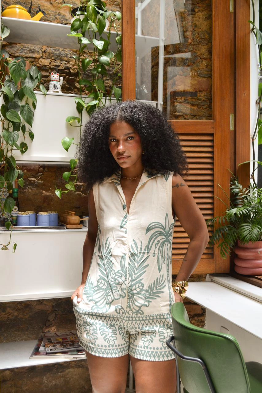 MACAQUINHO FABRICIA VERDE VIDA - REF 2974