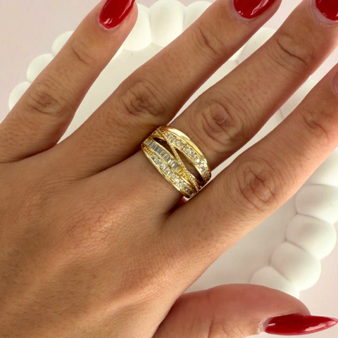 Anillo Rich - Dorado - comprar online