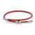 Hermes Cordón Rojo Plateado