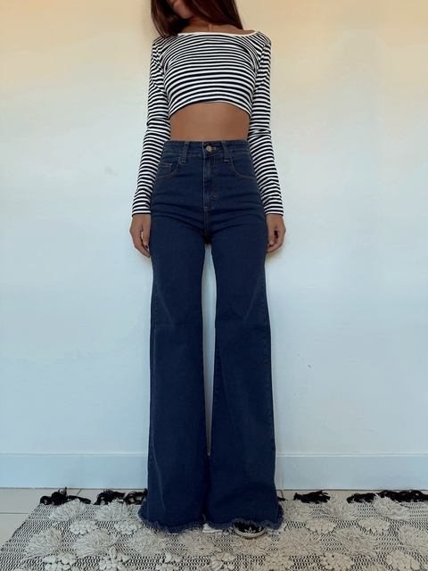 Denim Wide LEG Astros