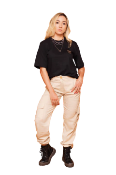 T-shirt Gaia Preta - loja online