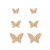 Brinco Trio Butterflies / Trio de Borboletas Folheado em ouro 18K en internet