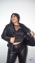 Campera Eco Cuero Tachas en Solapa y Mangas en internet
