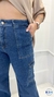 Wide Leg Azul Cargo * - tienda online