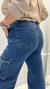Imagen de Wide Leg Azul Cargo *