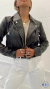 Campera Eco Cuero Doble Cierre Bolsillo - comprar online