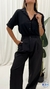 Camisa Lino Manga 3/4 - - MODAS KIM