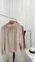 Camisa Crep Canesu y Puño Brodery