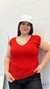 Musculosa Hilo Bretel Ancho V Calado Costado