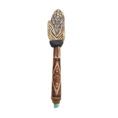 Mangacá Totem coruja com pedra