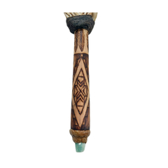 Mangacá Totem coruja com pedra na internet