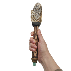 Mangacá Totem coruja com pedra - loja online