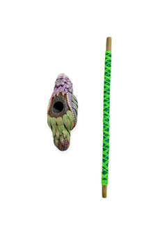 Cachimbo artesanal xamanico beija flor 
