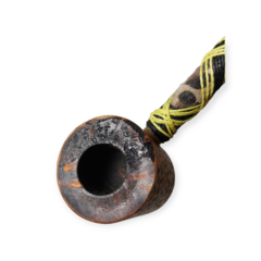 Cachimbo xamânico desenho Onça Pintada amarelo na internet