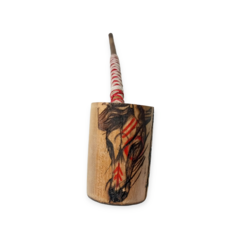 Cachimbo xamanico desenho cavalo 
