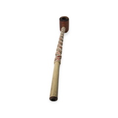Cachimbo xamânico artesanal  desenho jiboia