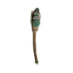 Maracá xamânica Totem Jiboia - comprar online