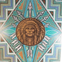 Quadro caboclo 7 flechas - comprar online