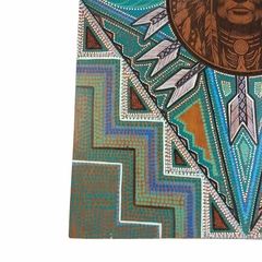 Quadro caboclo 7 flechas - Rezofolha