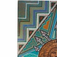 Quadro caboclo 7 flechas - loja online