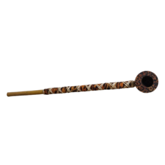 Cachimbo xamânico Onça Pintada flor - comprar online