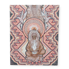 Quadro Mulher Bisão Branco - comprar online